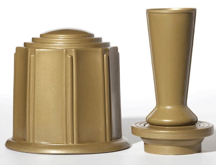 Bronze Urn, Vase & Canister Set